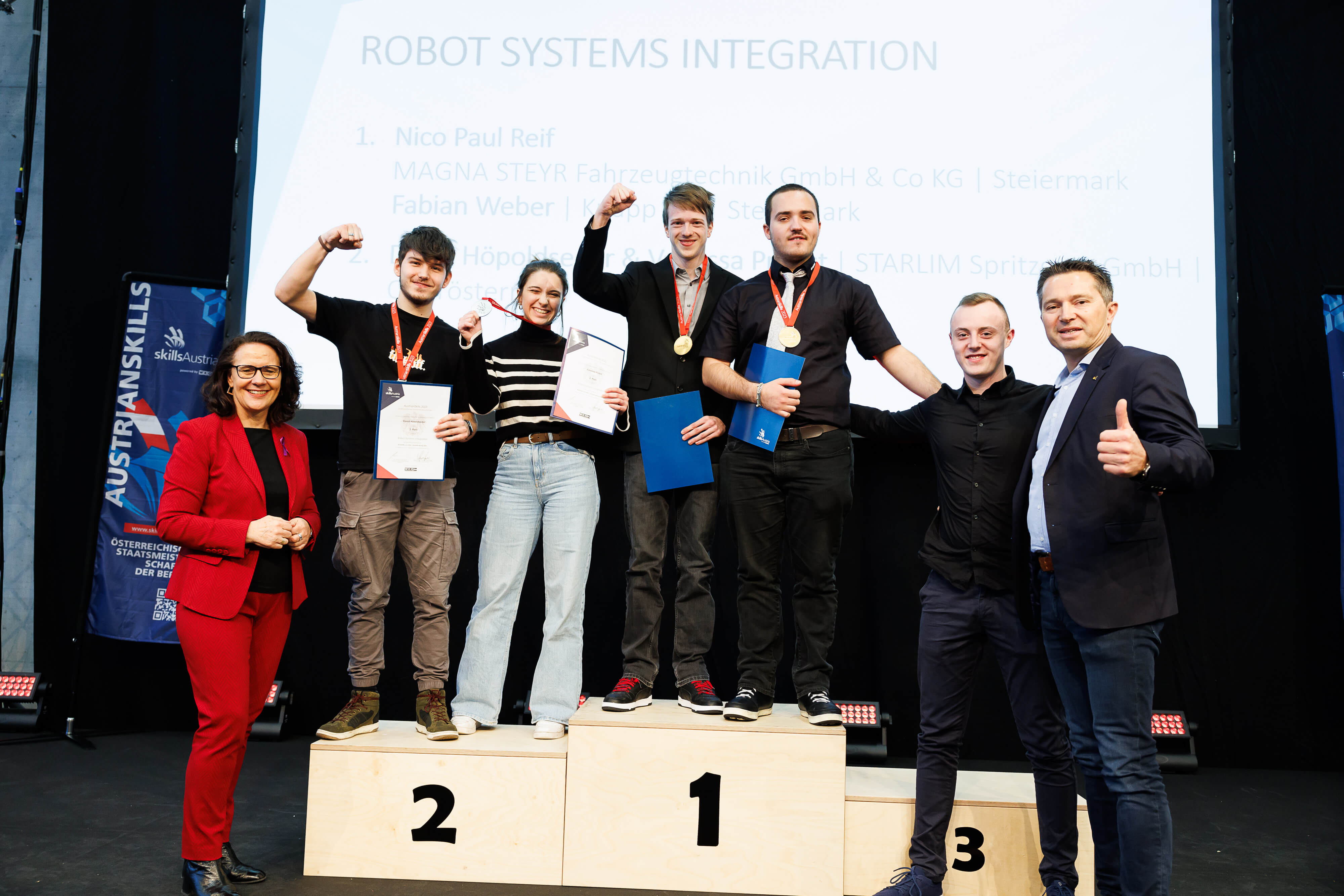 Austriaskills im Bereich Robot Systems Integration